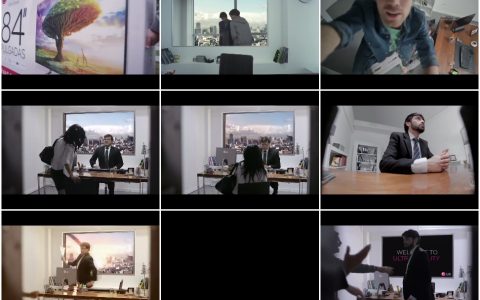 319‘面试遇到大海啸’这样谁敢来啊  LG电视广告