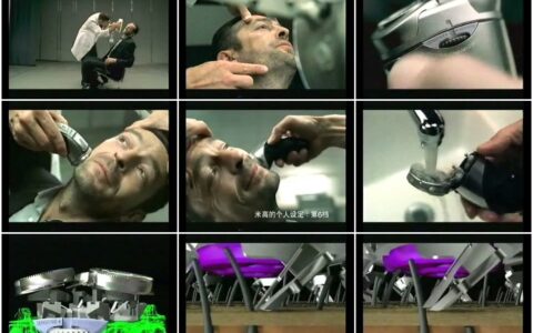 580飞利浦全自我超感贴面电须刀专业剃须篇