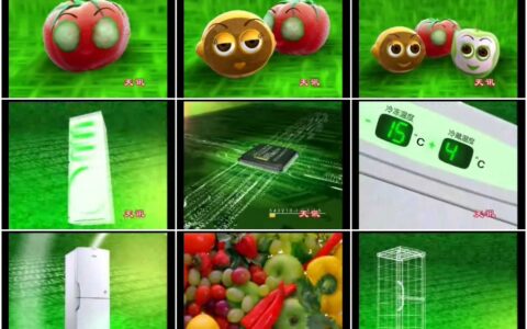 588容声冰箱Q版公仔篇