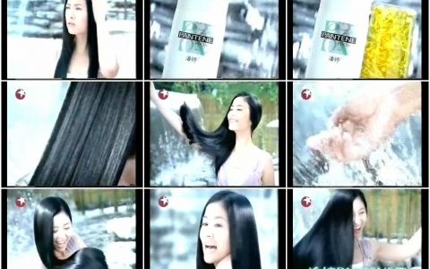 855潘婷丝质顺滑系列头发如水篇