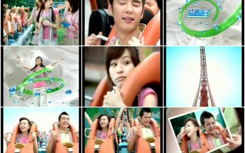 327蒙牛酸酸乳挑战过山车篇