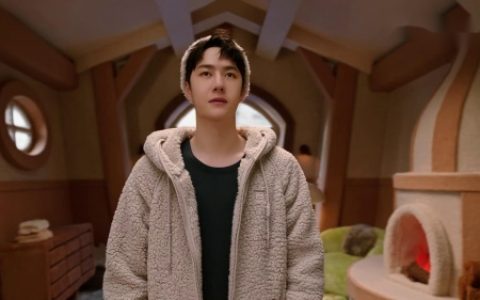 入冬前，王一博向动物朋友学习保暖技巧-